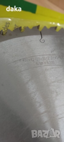 Циркулярен диск за дърво ф450мм, снимка 6 - Циркуляри - 52551961