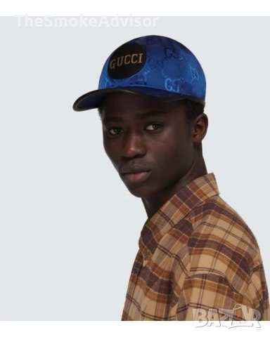 Шапка Gucci "Off The Grid" Синя, снимка 9 - Шапки - 52171757