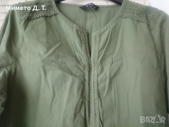 Блуза нова /L-100% памук/, снимка 3 - Блузи с дълъг ръкав и пуловери - 31890222