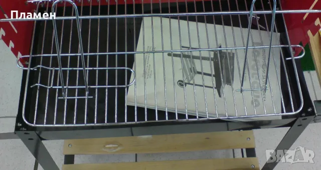 Скара, грил, барбекю на дървени въглища с поставкa дръжка и колелца. 65 лв., снимка 4 - Барбекюта - 50399397