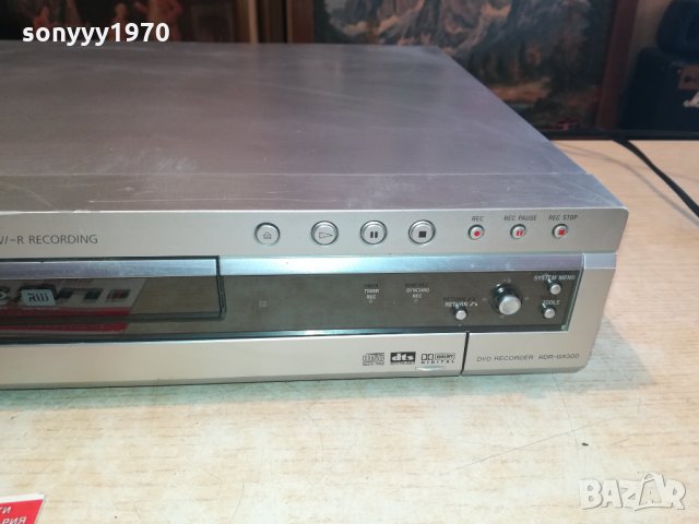 SONY RDR-GX300 DVD RECORDER 1102221200, снимка 11 - Плейъри, домашно кино, прожектори - 35751241