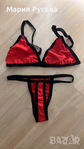 Модел 2025 хит бански костюм червен неонов бял, снимка 7 - Бански костюми - 25986800