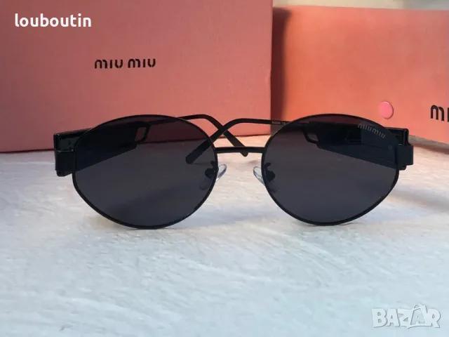 Miu 2024 дамски слънчеви очила елипса кръгли овални 4 цвята, снимка 17 - Слънчеви и диоптрични очила - 47668498