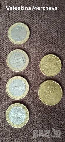 Евро монети , снимка 4 - Нумизматика и бонистика - 53401779