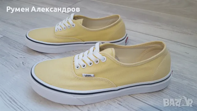 Нови жълти гуменки VANS unisex EUR40,5, снимка 3 - Джапанки - 50337327