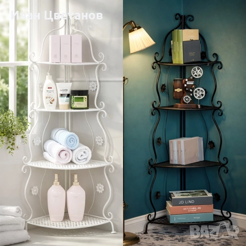 Елегантен ъглов рафт – стилно решение за максимално използване на пространството, снимка 3 - Декорация за дома - 52958474