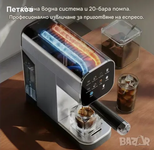 Кафе машина 4 в 1, снимка 4 - Кафемашини - 55791462