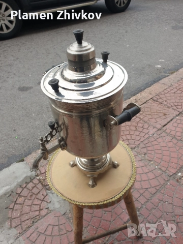 самовар на дърва , снимка 3 - Антикварни и старинни предмети - 52140358