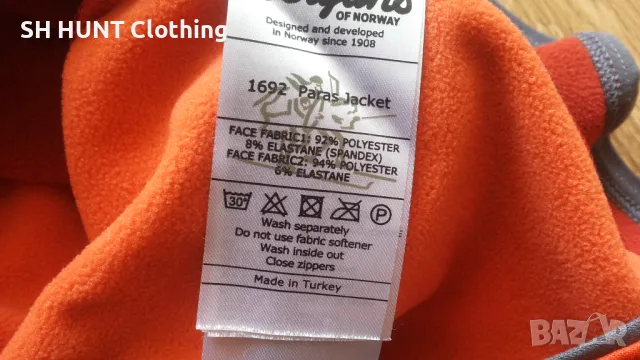 Bergans of NORWAY Paras Jacket размер S / M суичър - 1069, снимка 15 - Суичъри - 49565052