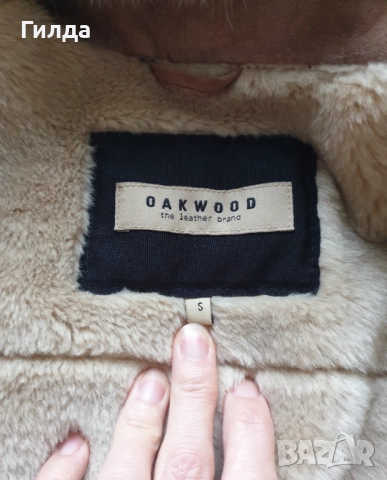 Oakwood елек естествена кожа с косъм S, снимка 8 - Елеци - 52815619