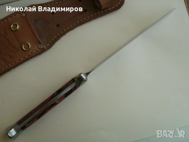 Българска оригинална стара кама нож ножче , снимка 7 - Ножове - 41648066