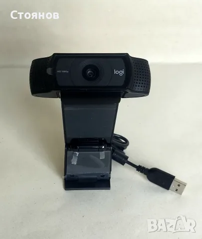 Уеб камера Logitech HD Pro Webcam C920, Full HD (1920x1080@30fps), стерео микрофони, USB, снимка 6 - Клавиатури и мишки - 55741984