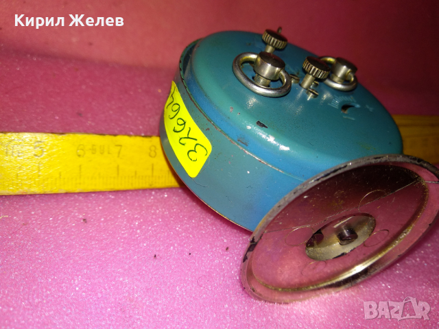 SLAVA MADE in USSR Стар КОЛЕКЦИОНЕРСКИ РУСКИ БУДИЛНИК МЕХАНИЧЕН НАСТОЛЕН ЧАСОВНИК СЛАВА СССР 32664, снимка 8 - Антикварни и старинни предмети - 44534289