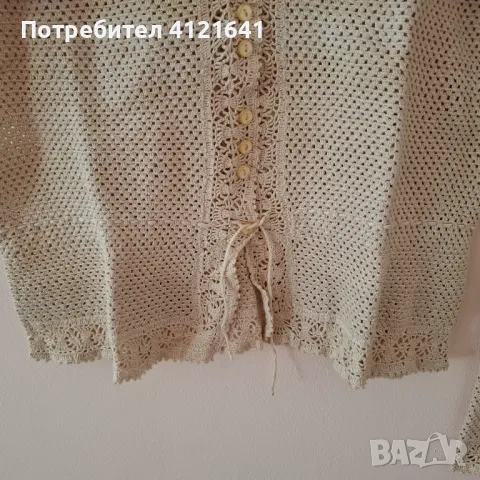 Костюм елегантен, нов, плетен на една кука, снимка 3 - Костюми - 47634264