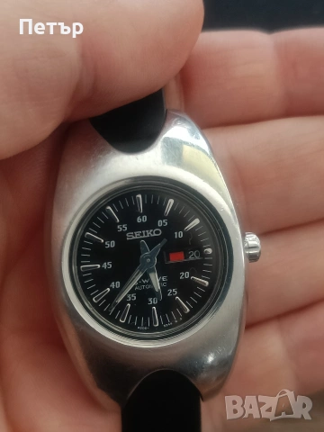 Дамски автоматичен часовник Seiko S-Wave Automatic – Rare Y2K Vintage, снимка 4 - Дамски - 53354271