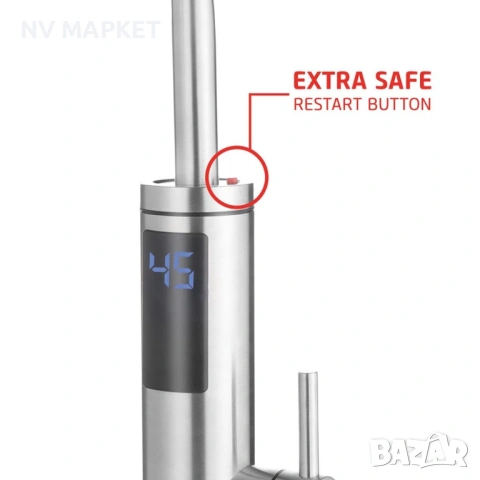 Водонагревател  с LED  дисплей, гъвкав струйник, снимка 3 - Бойлери - 53837037
