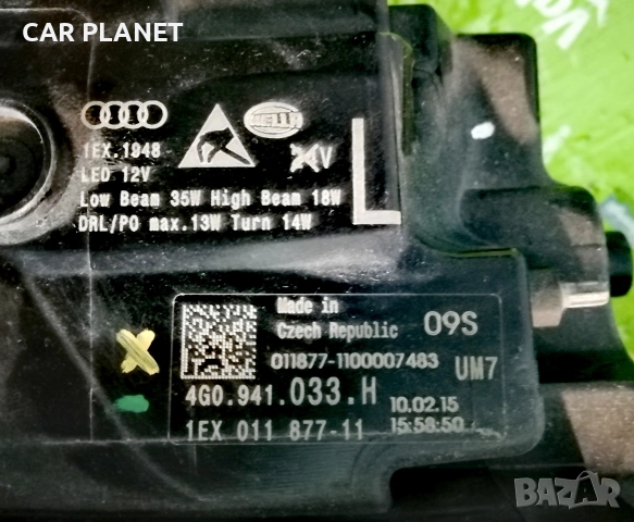 Фар Фарове за Audi A6 C7 4G / Ауди А6 Ц7 LED Facelift. , снимка 10 - Части - 41690411