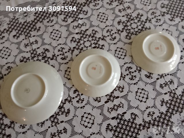 Три чиниики порцелан 2 руски порцелан, снимка 3 - Други ценни предмети - 41066328