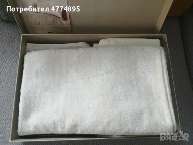 Нов луксозен спален комплект Yataş Bedding Charme Shiva – сатен, 200x220, снимка 4 - Спално бельо - 55872936