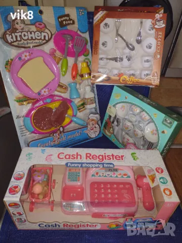 Ново!!!Лот детски играчки-сервизи и касов апарат, снимка 5 - Други - 49988637