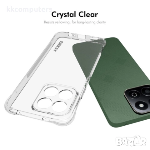 Honor 200 Smart 5G Удароустойчив ENKAY Силиконов Калъф и Протектор, снимка 5 - Калъфи, кейсове - 52671533