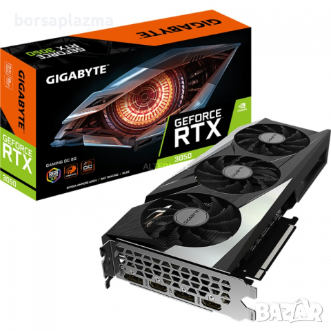 Gigabyte GeForce RTX 3050 Gaming OC 8G, 8192 MB GDDR6, снимка 1