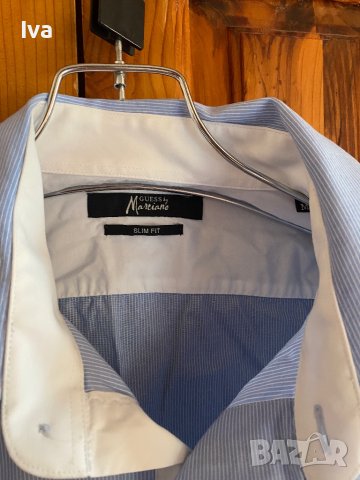 Риза Guess by Marciano Slim fit, снимка 3 - Ризи - 41581832