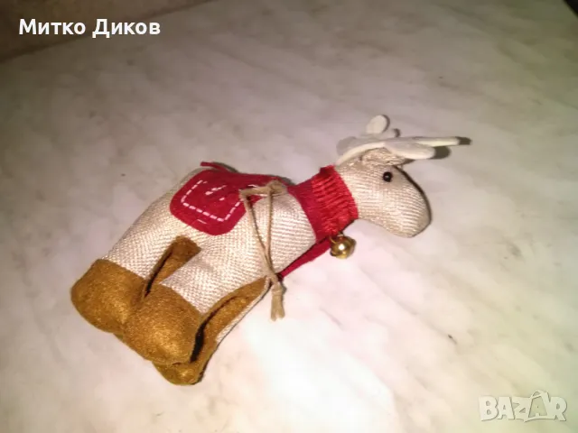 Еленче с камбанка от плат Н-160мм ново, снимка 5 - Декорация за дома - 50026027