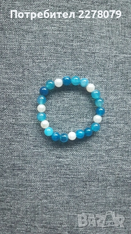 Гривни от различни камъни - ръчна изработка, снимка 14 - Гривни - 44841656