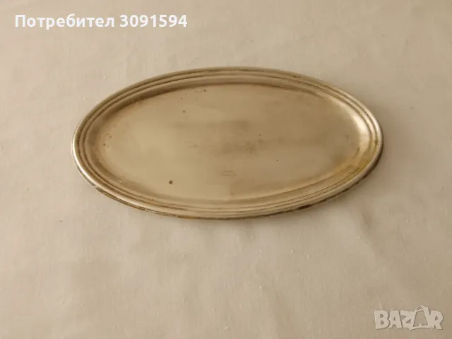 Италиански  сребърен Поднос проба 800 , снимка 3 - Антикварни и старинни предмети - 49227278