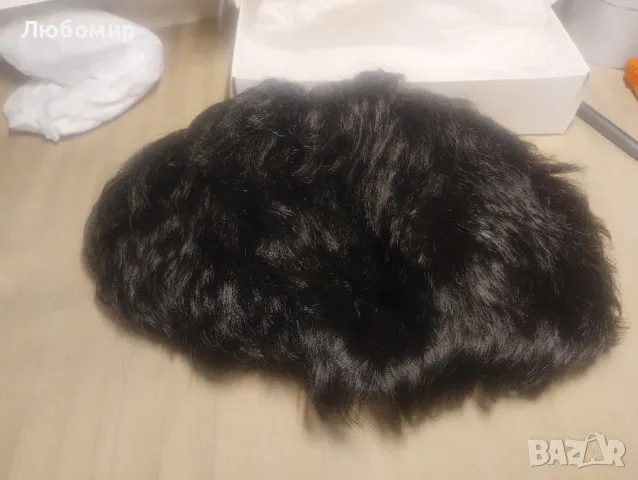 Къса черна перука 16