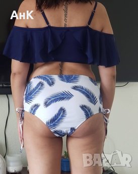 Бански костюм от две части, с висока талия, снимка 5 - Бански костюми - 33984271