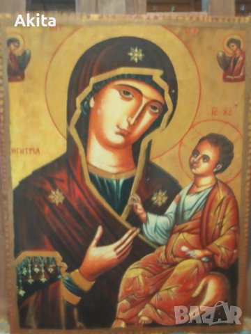 Икона на света Богородица , снимка 4 - Икони - 22590098