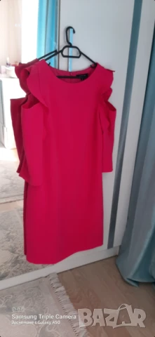 Розови рокли С размер, снимка 6 - Рокли - 50771541