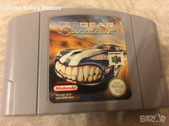 Top Gear Nintendo 64 N64 N 64, снимка 1 - Игри за Nintendo - 36011756