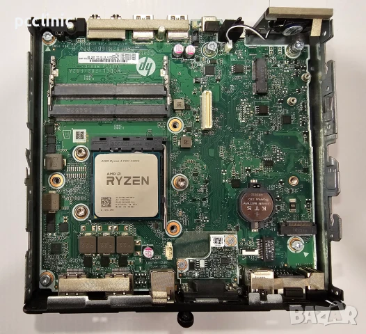 ЗА ЧАСТИ HP EliteDesk 705 G4 65W Desktop Mini PC | AMD Ryzen 2200G | DDR4 | F82/F82A | DA0F82MB6B0, снимка 3 - За дома - 50764775