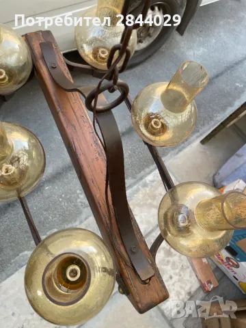 продавам старинен полилей от 1935г, снимка 8 - Антикварни и старинни предмети - 50320150