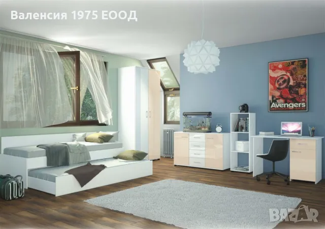 Юношеско обзавеждане Санди с включени матраци и възглавници