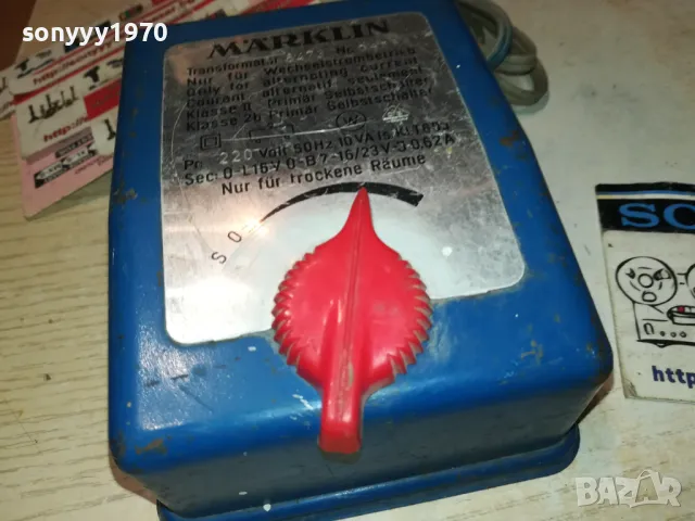 MARKLIN TRAFO-MADE IN GERMANY-ВНОС SWISS 0501251902, снимка 13 - Мрежови адаптери - 48560702