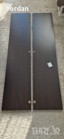 Вратички за двукрил гардероб, 185x39cм, ПДЧ 15 мм венге, снимка 2 - Гардероби - 46226255