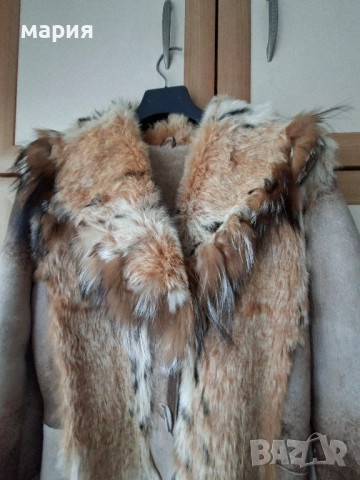Уникално палто Gianni естествен косъм, снимка 2 - Палта, манта - 52265705