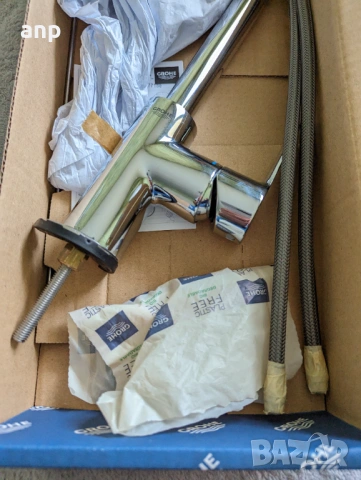 Grohe BauEdge смесител за баня 23760000 | Пълен комплект | Гаранция, снимка 5 - ВИК - 53304357