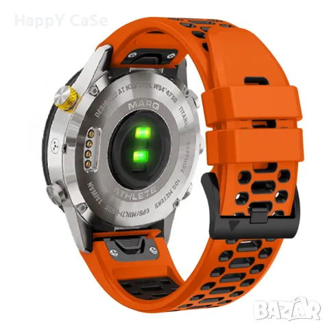 AERO QUICKFIT Силиконова каишка за Garmin Fenix/Instinct/Epix/Quatix/MARQ/Forerunner, снимка 7 - Каишки за часовници - 50074235