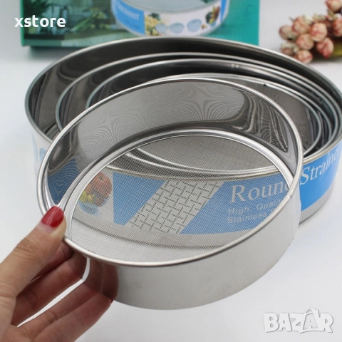 Комплект от 6 броя сита от неръждаема стомана, снимка 11 - Други - 52699529