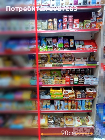 Метални стелажи за магазин, снимка 2 - Стелажи и щандове - 52650770