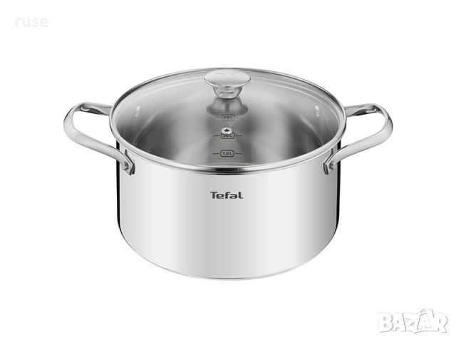 НОВИ! Tefal COOK EAT Комплект тенджера с капак, тиган и касерола 4 части, снимка 2 - Съдове за готвене - 51467649