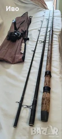 Рядък винтидж комплект Abu Garcia Conolon 800 Quiverlite (3.53m) + Макара Cardinal 52, снимка 13 - Въдици - 55784878