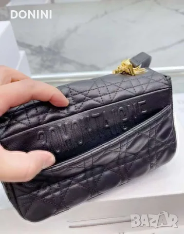 Christian Dior Дамска чанта, кожа, снимка 6 - Чанти - 56316245