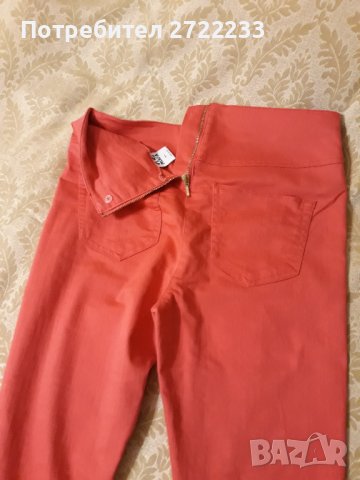 Оранжеви дамски дънки, снимка 9 - Дънки - 39461997