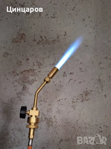 Горелка за топене, спояване метал. Комплект горелка, маркуч, мап газ, поти/тигли, тигел , снимка 3 - Други машини и части - 48095736